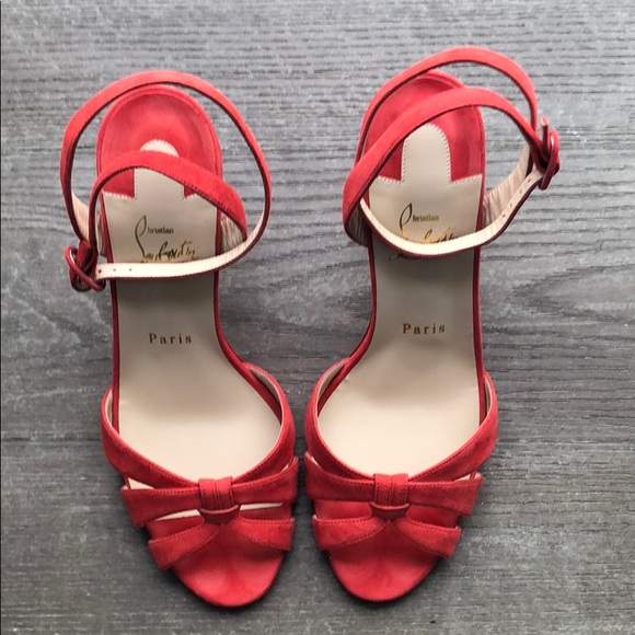 NWOB Christian Louboutin Suede Trezuma San… - Picture 2 of 9